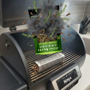 קופסת עשן  + 0.5 ק"ג תבלין ארומה. לגריל גז/פחם/תאבון.